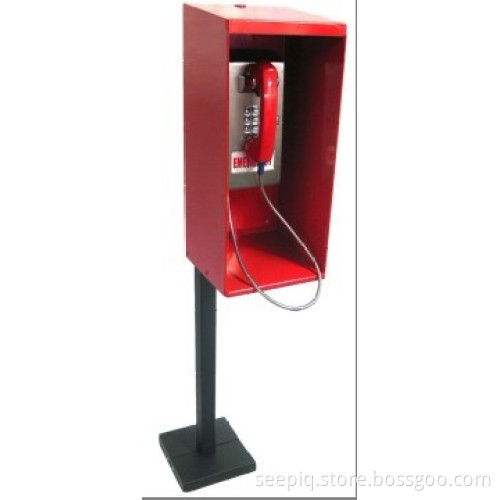 Outdoor Pillars Emergency Assistance Service Telephone